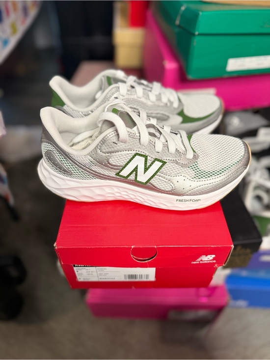 New Balance Shoes - New Balance Silver and Green Fresh Foam Arishi Running Sneakers
